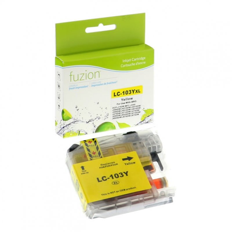 Dayma Cartouche d'encre compatible pour Brother LC223XL Jaune