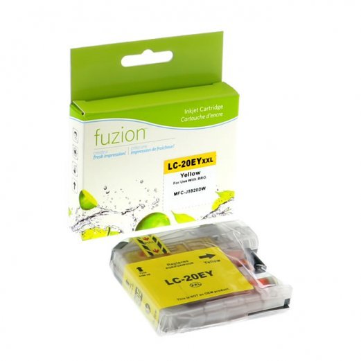 Cartouche Brother LC-20EY (Jaune) Compatible