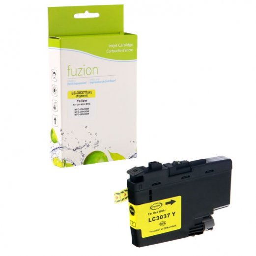 Cartouche Brother LC-3037Y (Jaune) Compatible