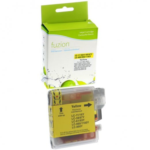 Cartouche Brother LC-61Y (Jaune) Compatible